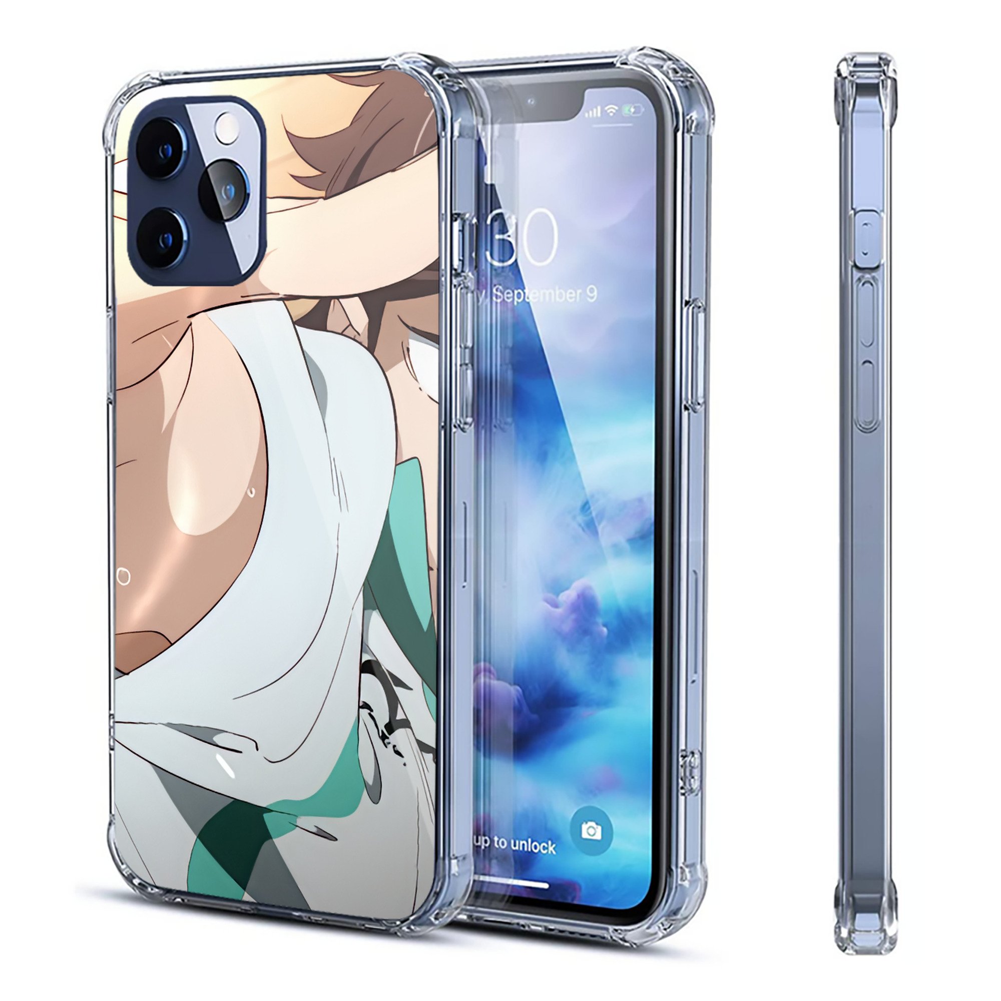 （画像用） ハイキュー!! Haikyu!! 【iPhone 12シリーズ対応】透明スマホケース（クリアソフトケース）